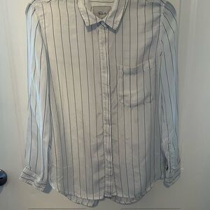 Rails White Striped Shirt